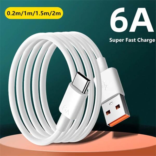6A Cable de charge rapide Type-C USB de 6A - Image 2